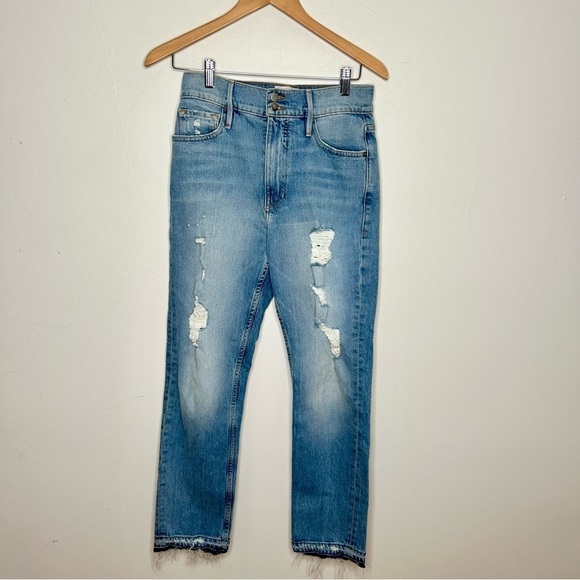 FRAME Le Sylvie Slender Straight Gramercy Jeans - Picture 2 of 7